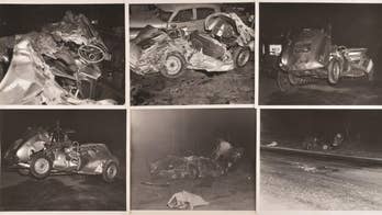 Rare photos of James Dean's fatal accident scene being auctioned