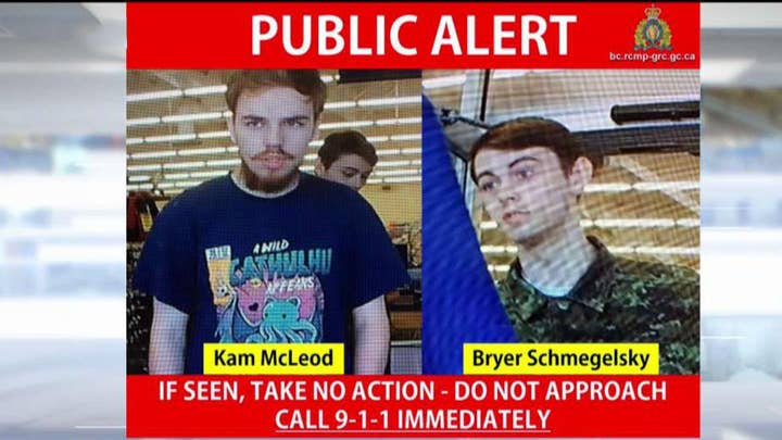 Canadian police confirm two sightings of teen murder suspects in wilderness
