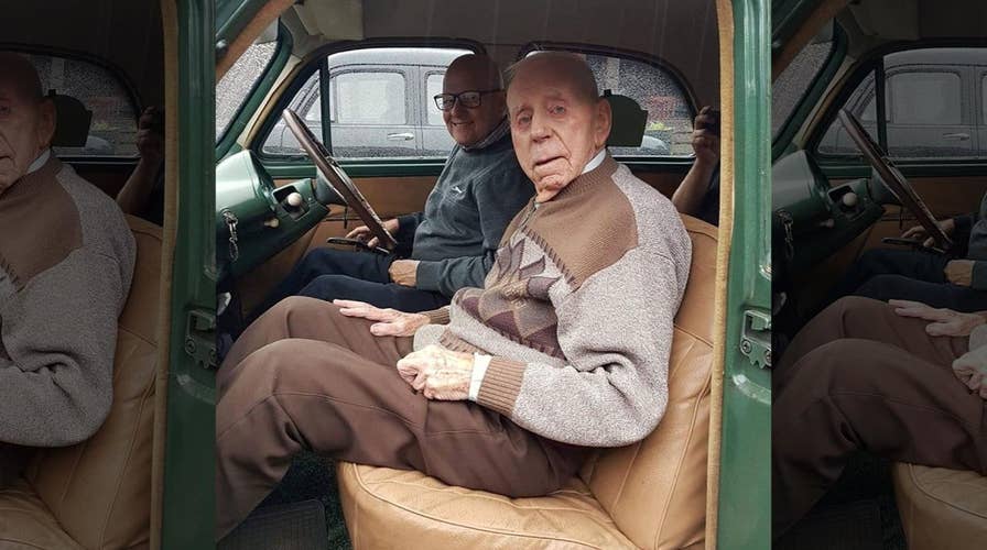 100-year-old's car restored as tribute to him and his late wife