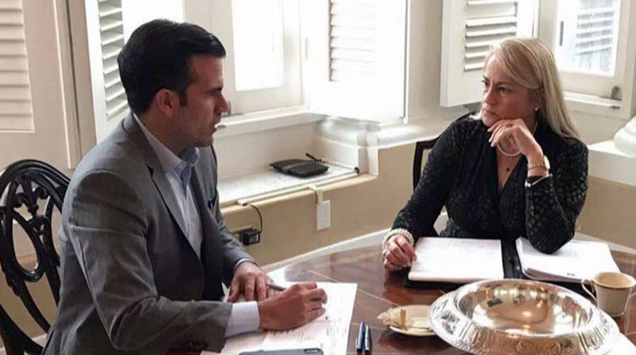 New tensions in Puerto Rico over official replacing outgoing Gov. Ricardo Rossello