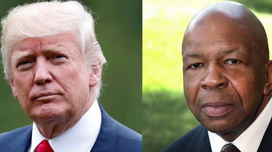 Trump denies accusations of racism after launching new attacks on Rep. Elijah Cummings