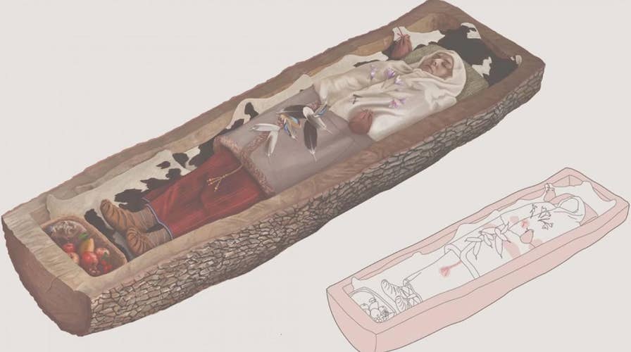 Celtic female who was buried in approximately 200 B.C. was buried in a tree coffin