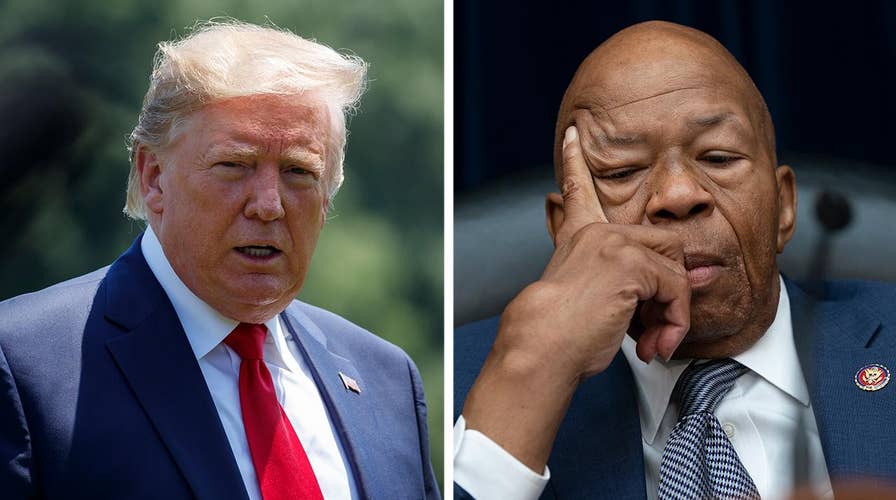 President Trump hammers Rep. Elijah Cummings, equates living in Baltimore with living in hell