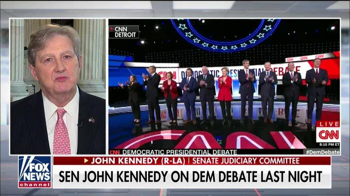 Sen. Kennedy skeptical about moderates at Dem debate: 'The lesser of two socialists is still a socialist'