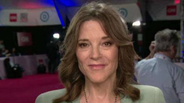 Marianne Williamson reacts to Don Jr.'s praise