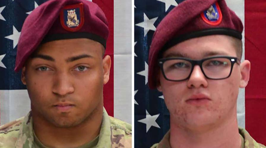 Army names two paratroopers killed in Afghanistan