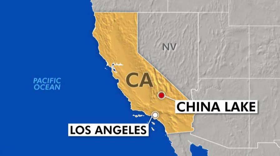 Navy fighter jet crashes near China Lake, California