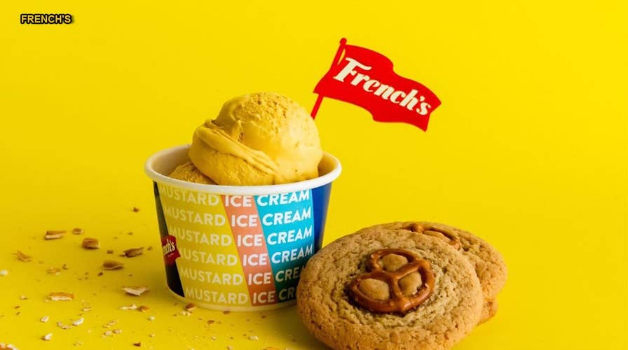 French's introducing mustard-flavored ice cream for National Mustard Day
