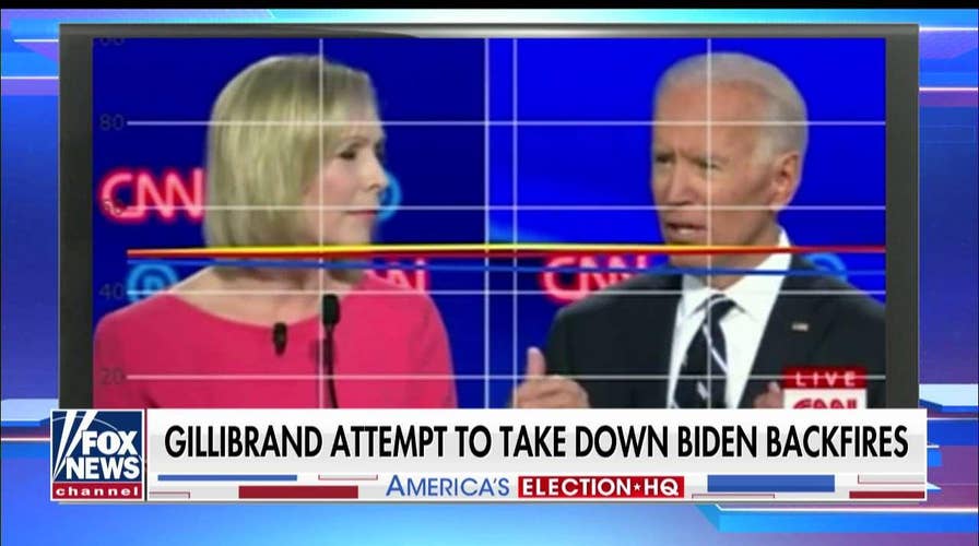 Gillbrand's attempt to take down Biden backfires