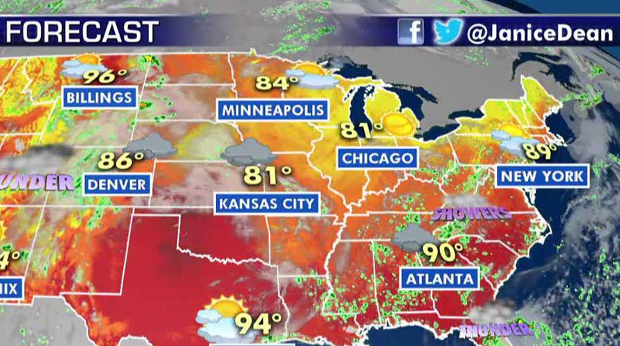 National forecast for Thursday, August 1