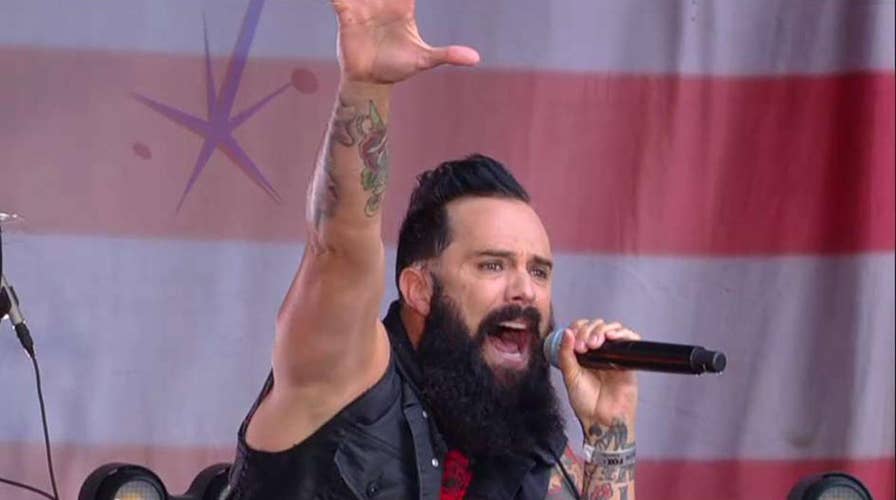 Skillet performs 'Legendary' on the All-American Summer Concert Series