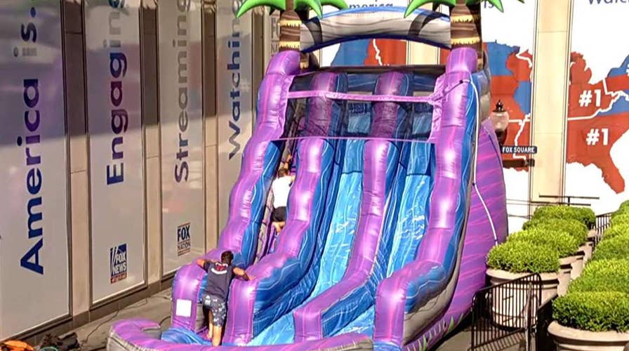 Celebrating National Waterpark Day on Fox Square