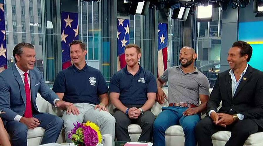 Pete joined Navy SEALS for swim across Hudson