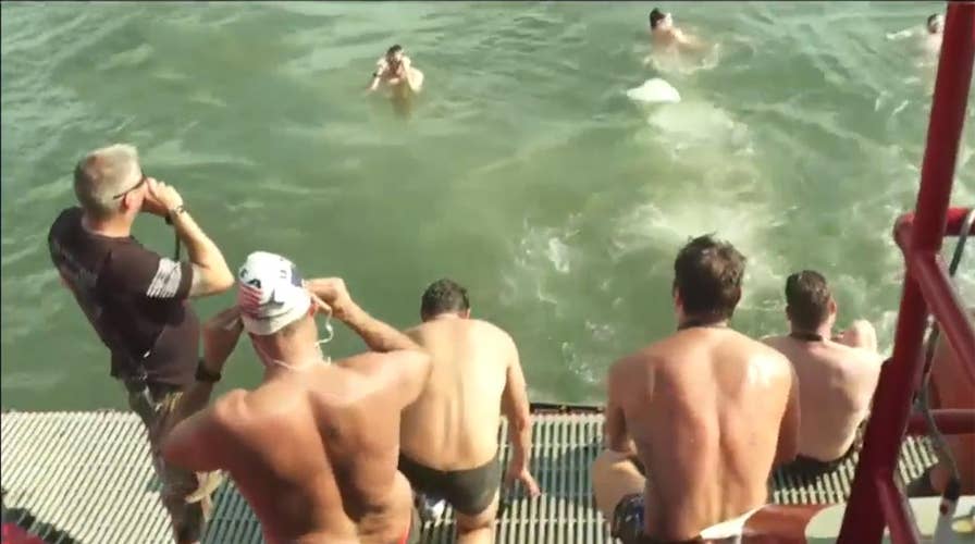 SEALs dive back into the Hudson River for second leg of charity swim