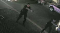Dayton shooting, chaos captured on surveillance video as officers seen racing towards gunfire