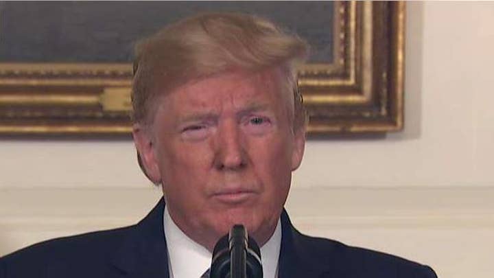 Trump says mass shootings are crime against humanity, vows to act with urgent resolve