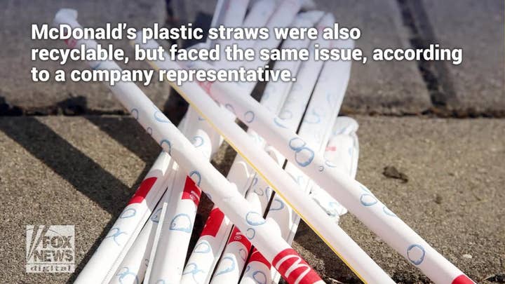 McDonald's new paper straws expose problems with recycling operations