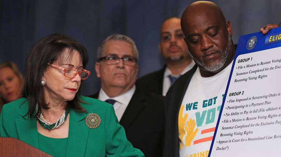 Growing legal battle in Florida over ex-cons fighting to have their voting rights returned