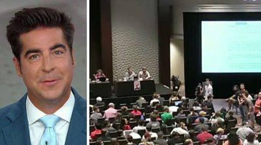Jesse Watters on Democratic Socialists of America convention disruption