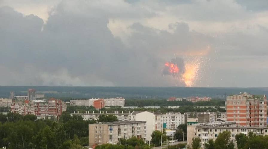 Fire at Siberian arms depot triggers massive explosions