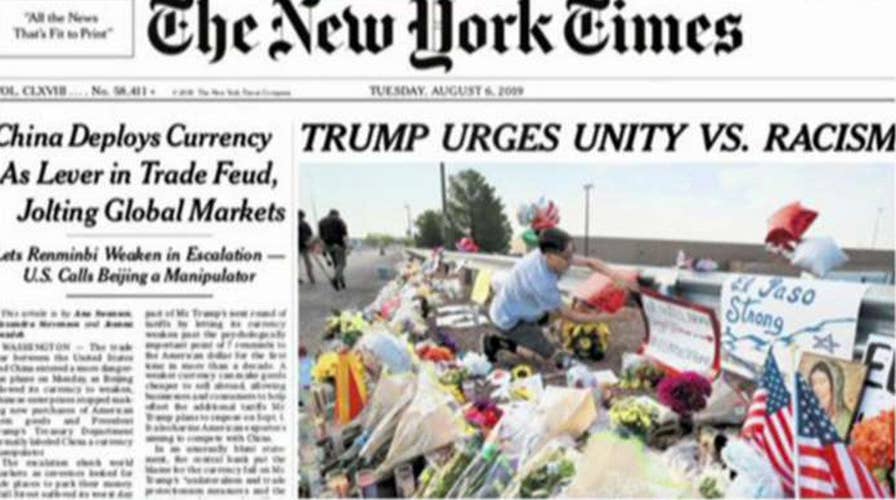 New York Times amends Trump headline on shootings after catching heat from left