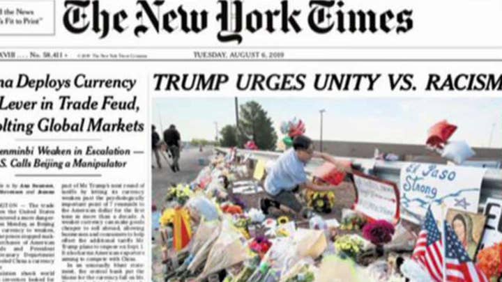 New York Times changes 'Trump urges unity vs. racism' headline after backlash