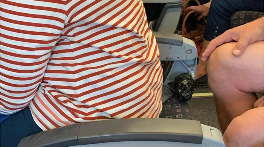 EasyJet says viral photo of passenger sitting in 'backless' seat is not what it appears