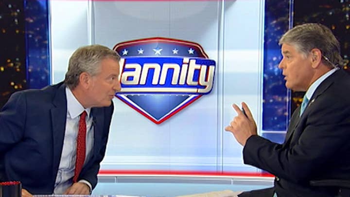 Bill de Blasio tackles Obamacare on 'Hannity'