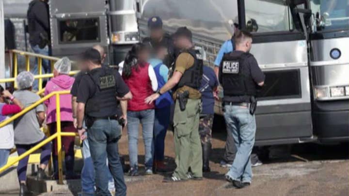 Hundreds arrested by ICE at food processing centers in Mississippi