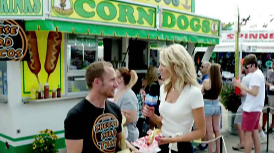 Carley Shimkus visits the Wisconsin State Fair