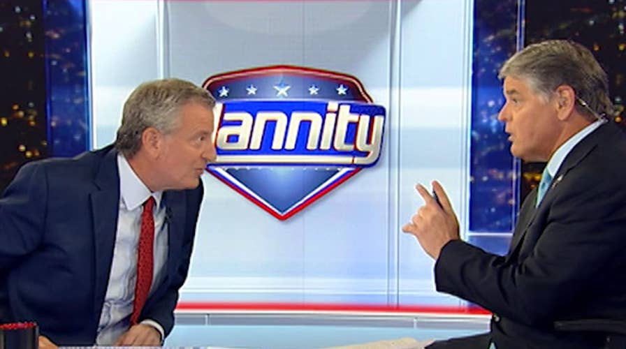 Bill de Blasio tackles Obamacare on 'Hannity'