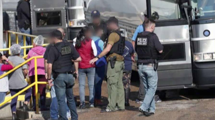 Hundreds arrested by ICE at food processing centers in Mississippi