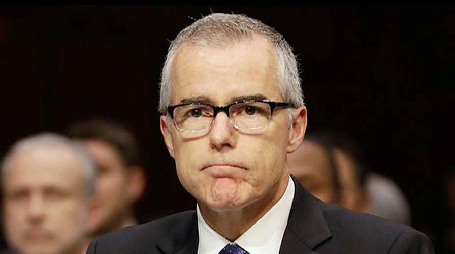 Ex-FBI official Andrew McCabe sues over his firing