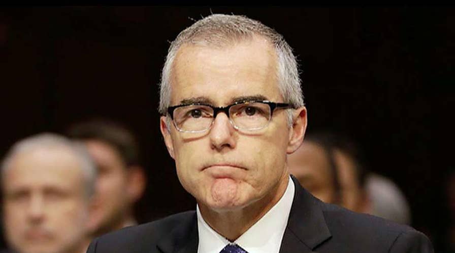 Ex-FBI official Andrew McCabe sues over his firing