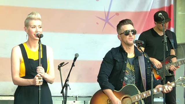 Thompson Square performs 'Masterpiece' on the All-American Summer Concert Series