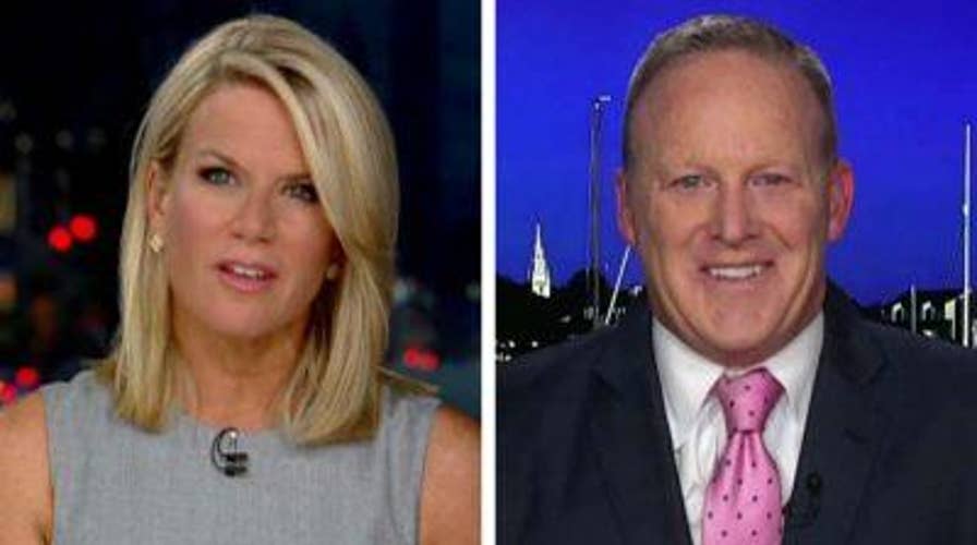 Sean Spicer rejects Biden's claims of Trump's racism