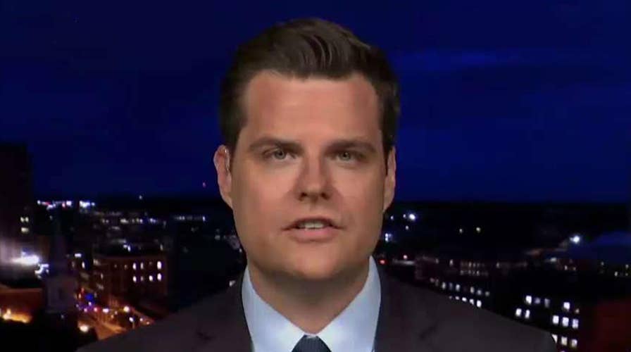 Gaetz: It's easier for the left to scapegoat President Trump