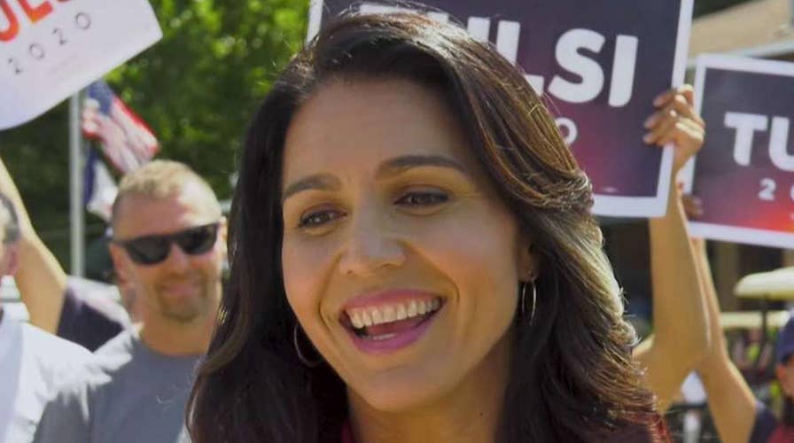 Steve talks to 2020 hopeful Tulsi Gabbard at the Iowa State Fair