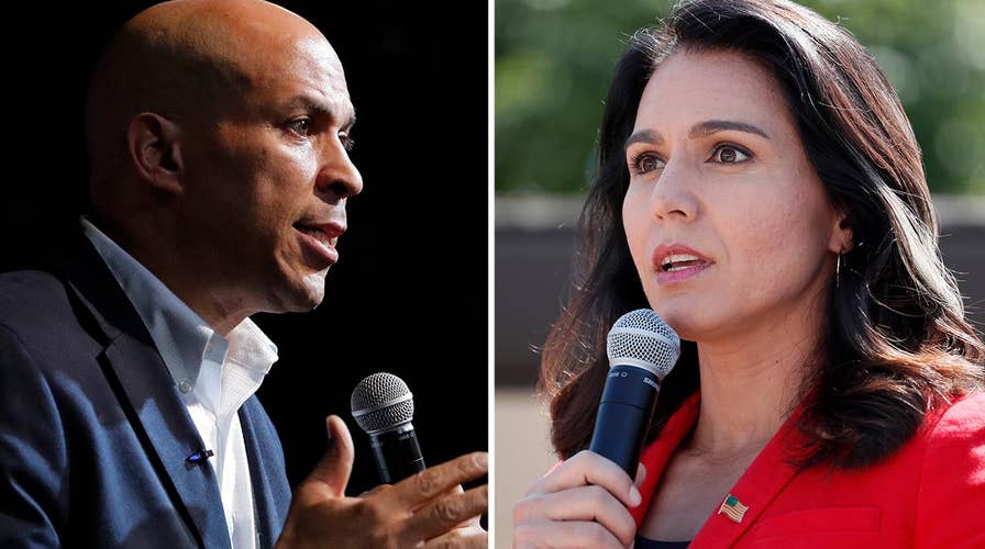 Non-meat eaters Booker, Gabbard faced with breaking tradition at Iowa State Fair