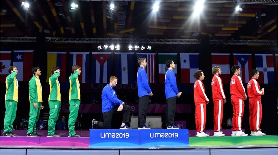 US fencer takes knee at Pan Am Games in protest