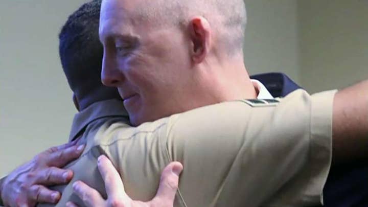 Marine reunited with FBI agent who saved him as a baby speaks out on 'Fox &amp; Friends'