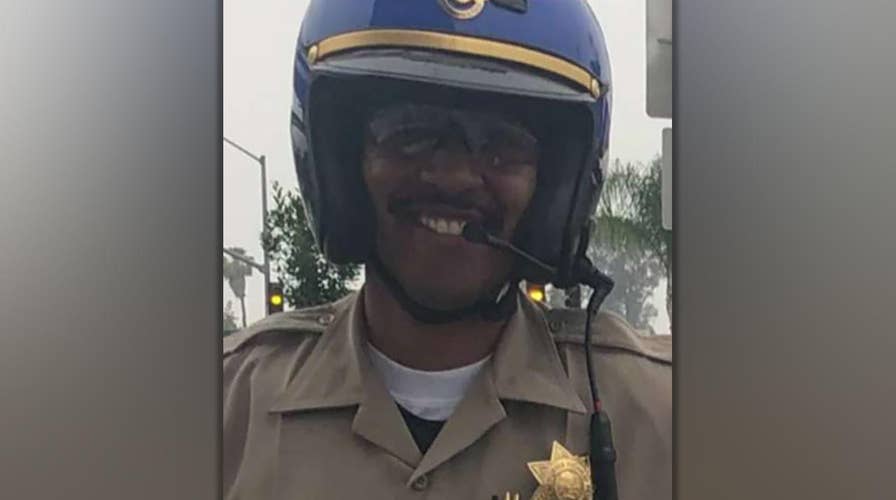California officer, gunman dead after shootout erupts near busy freeway
