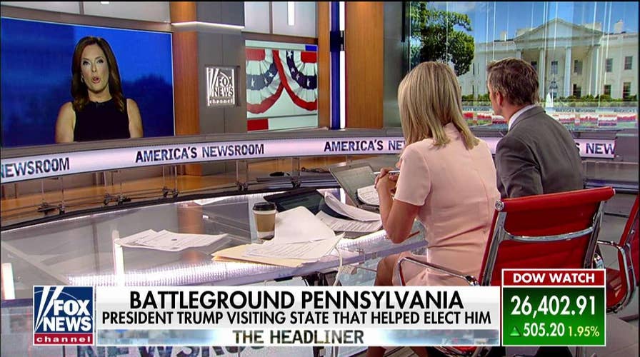 Trump campaign adviser pressed on 'America's Newsroom' on Biden's big lead in Pennsylvania.