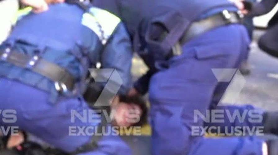 Sydney stabbing suspect yelling 'Allahu akbar' subdued by bystanders