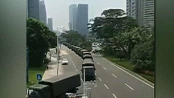 Chinese troops moving near Hong Kong border after days of violent protests