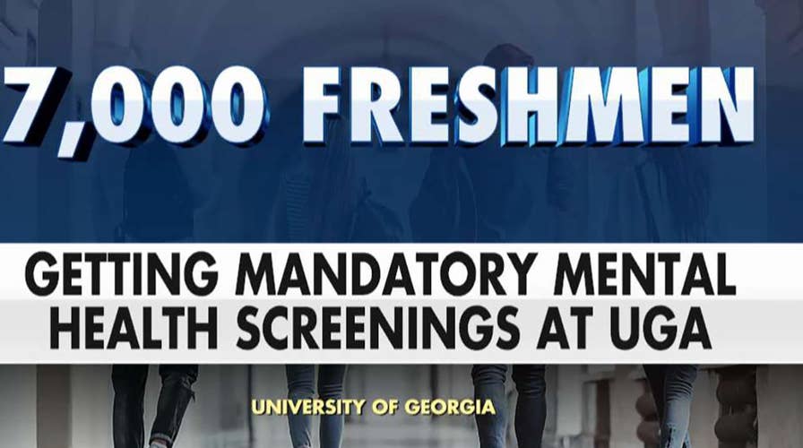 7K freshman students at University of Georgia receiving mandatory mental health screenings