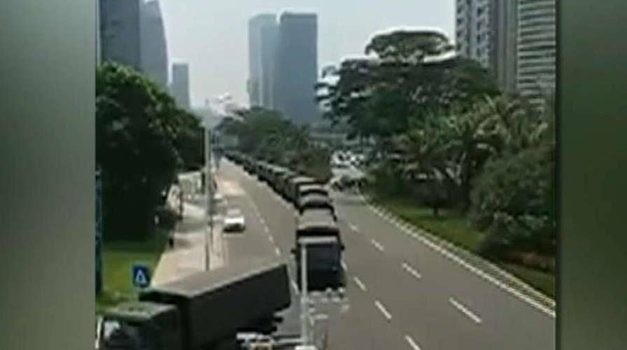 Chinese troops moving near Hong Kong border after days of violent protests