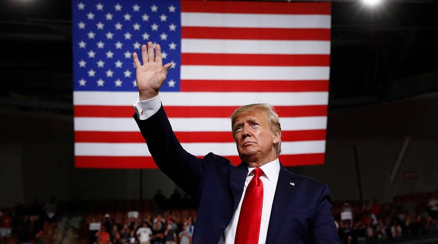President Trump holds record-breaking rally in New Hampshire