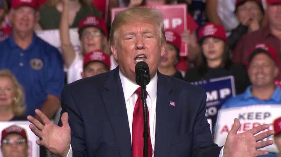 President Trump touts economy in New Hampshire as Democratic presidential rivals hit the campaign trail