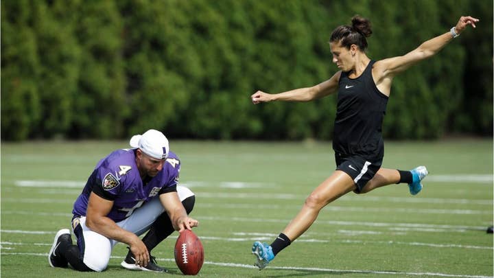 Carli Lloyd kicks 55-yard field goal, Hall of Famer says NFL should give her ‘honest’ tryout